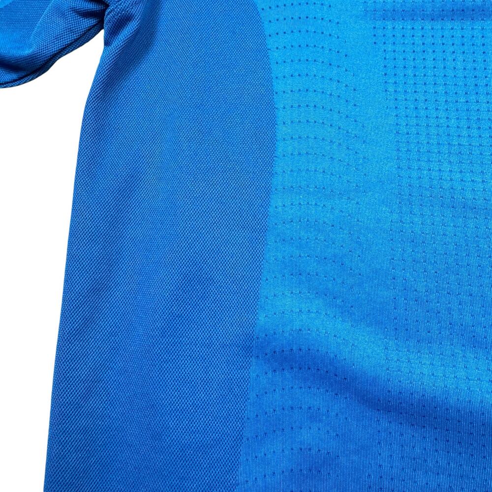 Polo Men's Large Nike Dri-Fit Short‎ Sleeve Blue Breatheable Perforated Golf - Picture 5 of 9